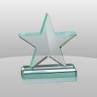 Jade Green Star Acrylic Award