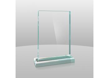 Jade Green Rectangle III Acrylic Award