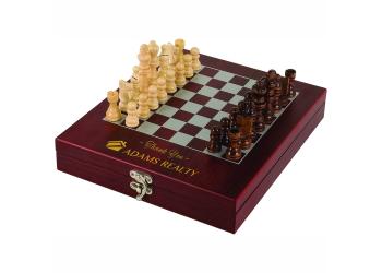 Rosewood Finish Chess Set